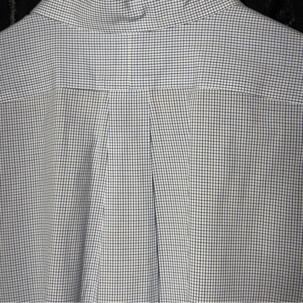 2/$20  Ralph Lauren Blue Dress Shirt Classic Gingham - Picture 8 of 10